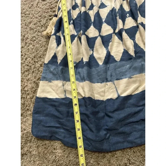 MAEVE ANTHROPOLOGIE Womens Castalia Blue Dress Size 6 Pockets Smocked Everyday - Picture 11 of 11